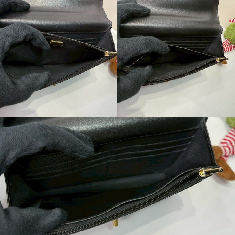 CHANEL 羊皮獅頭鏈帶WOC-5