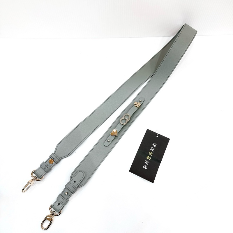 莉亞精品♡ Lady Dior 灰藍4x5淡金 二手-18