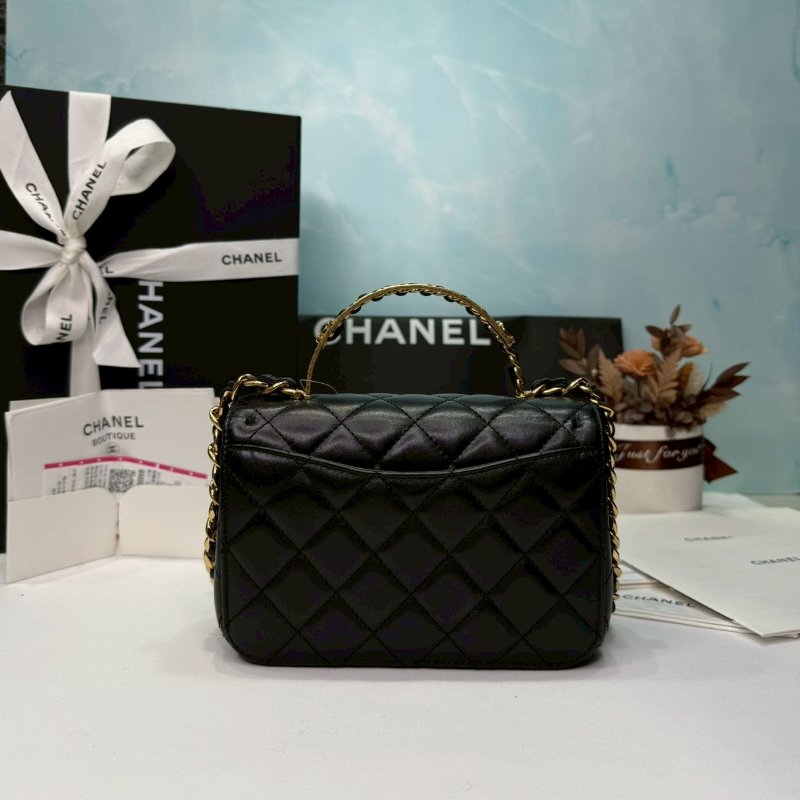 CHANEL Mini雙手柄鏈帶包-1