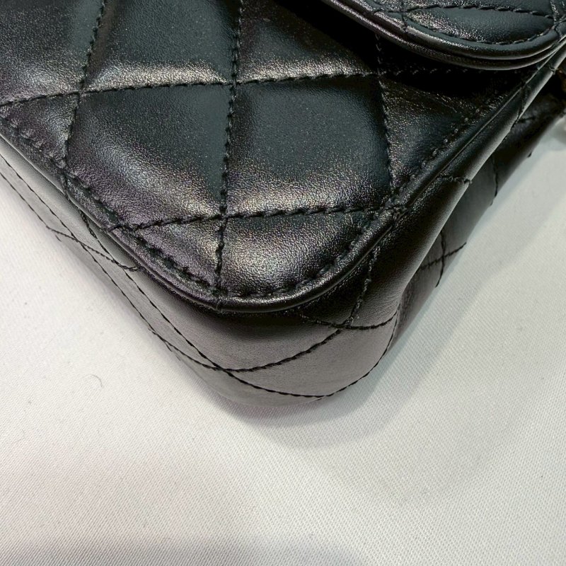 CHANEL Mini雙手柄鏈帶包-7