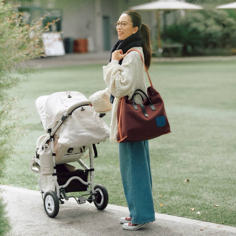 LONGCHAMP Roseau Essential Flanelle系列 酒紅 羊毛 手提包 肩背包 側背包 斜背包-4