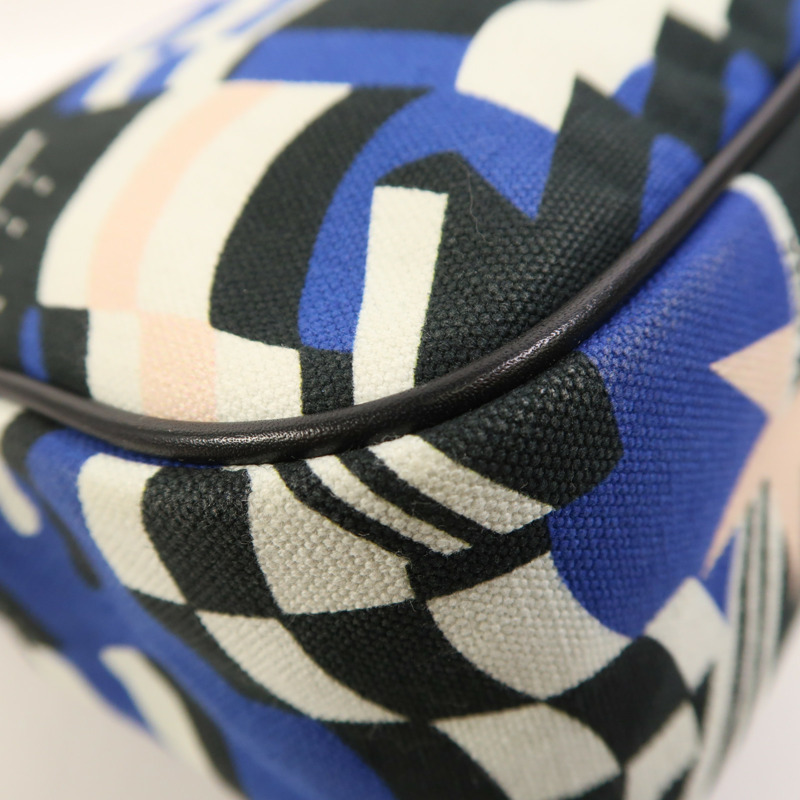 CHANEL 帆布Chain Shoulder銀扣鏈帶肩背袋-13