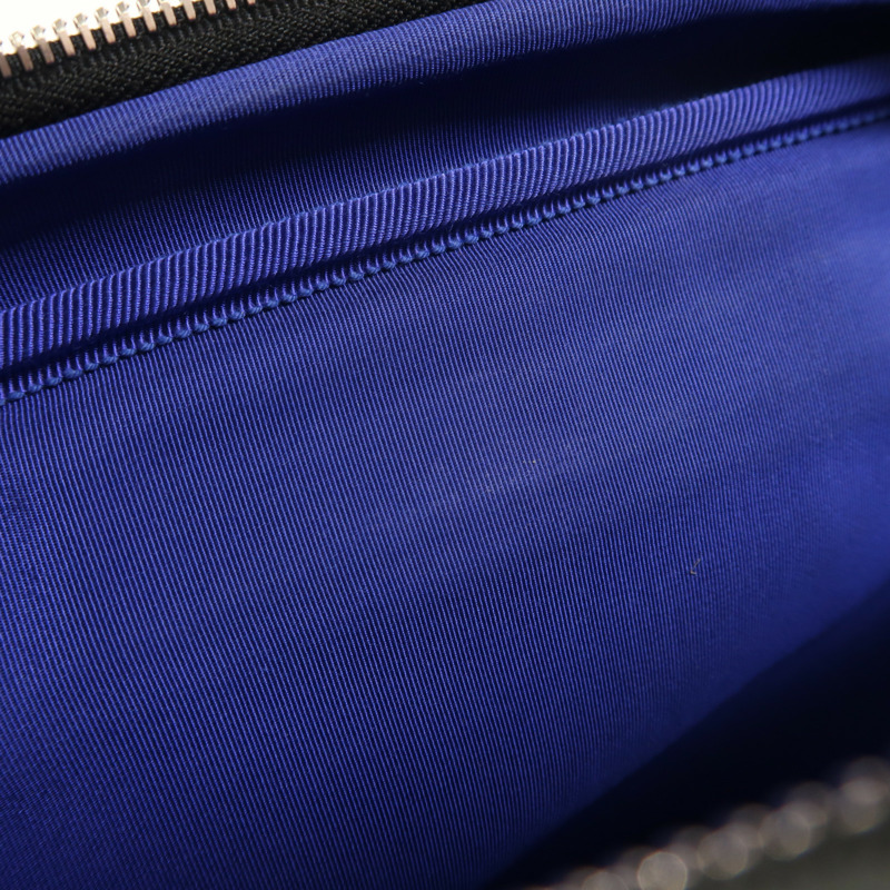 CHANEL 帆布Chain Shoulder銀扣鏈帶肩背袋-15