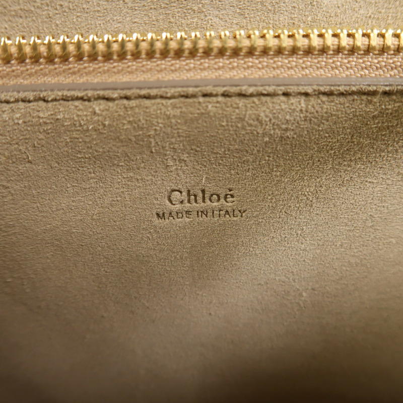 Chloe 牛皮皮革Faye Medium肩背袋-5