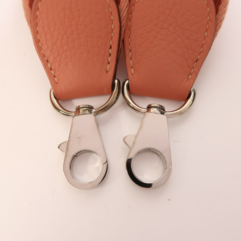 HERMES Clemence皮革Kelly 32 Amazon銀扣手挽肩背兩用袋Rose Tea-17