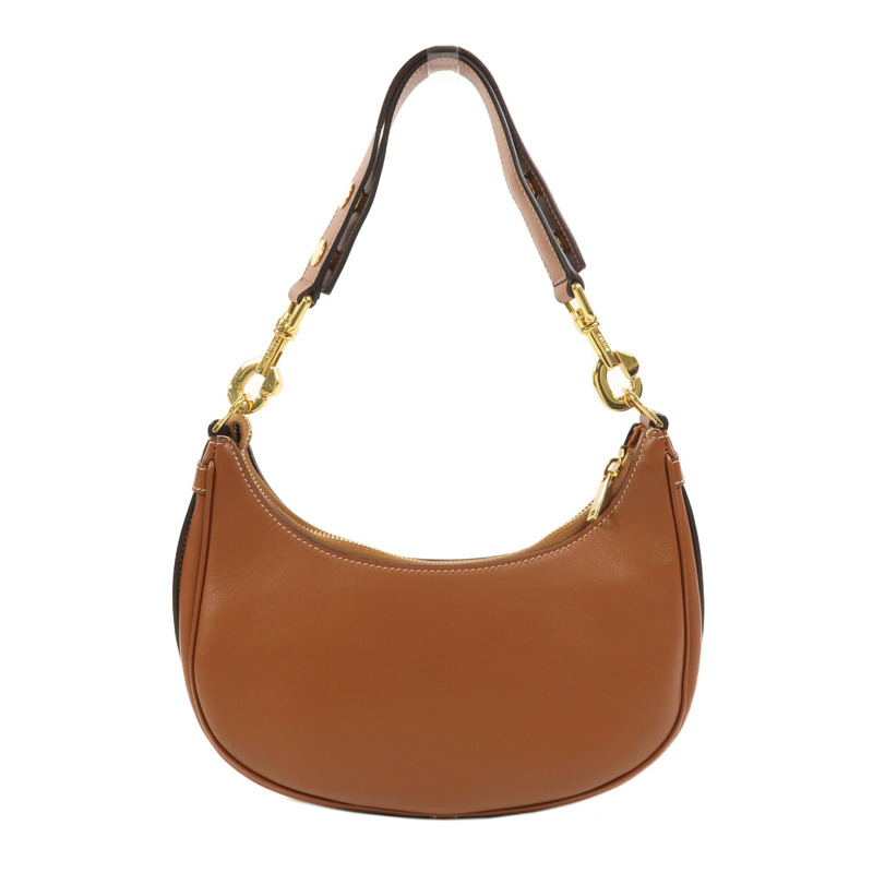 CELINE 牛皮皮革Ava金扣肩背袋-1