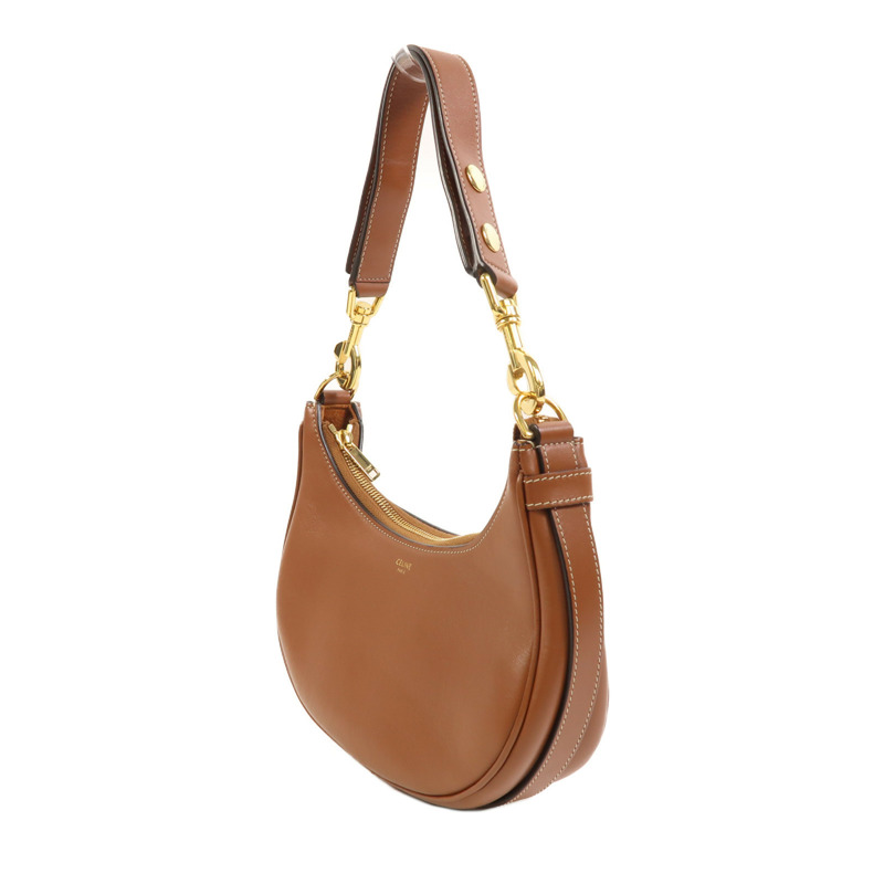 CELINE 牛皮皮革Ava金扣肩背袋-2