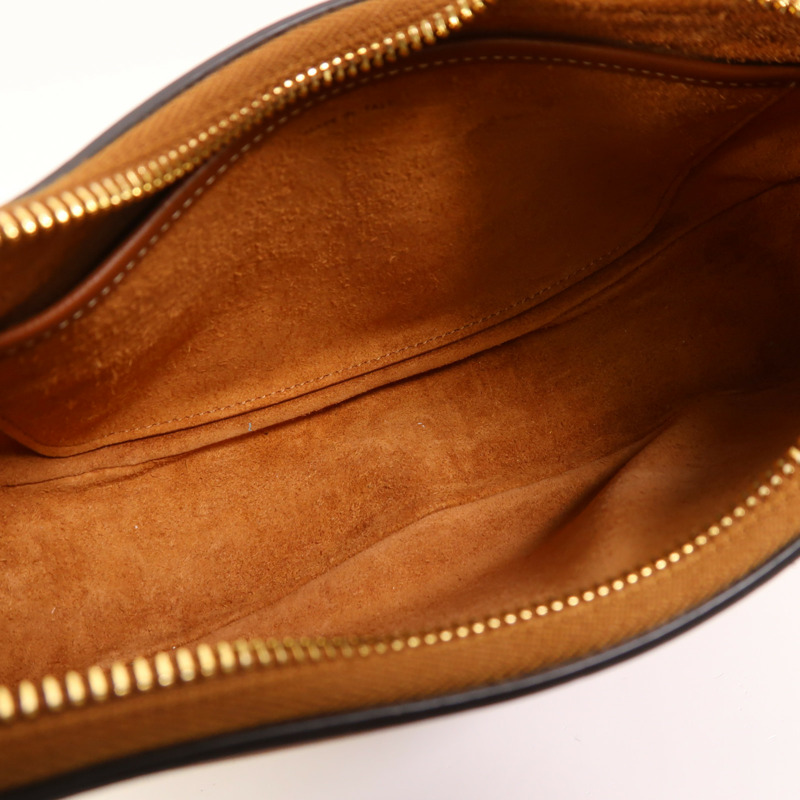 CELINE 牛皮皮革Ava金扣肩背袋-4