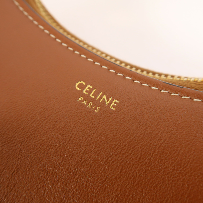 CELINE 牛皮皮革Ava金扣肩背袋-5