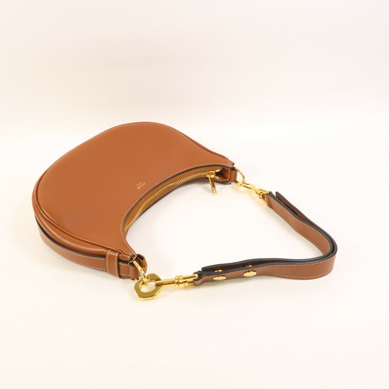 CELINE 牛皮皮革Ava金扣肩背袋-7