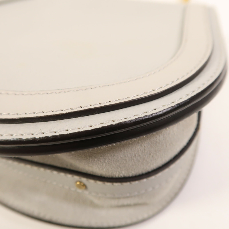 Chloe 牛皮皮革Nile金扣肩背袋-10