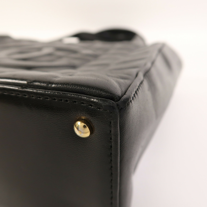 CHANEL 牛皮皮革Vintage Shoulder Bag金扣肩背袋-8