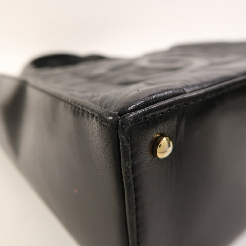 CHANEL 牛皮皮革Vintage Shoulder Bag金扣肩背袋-9