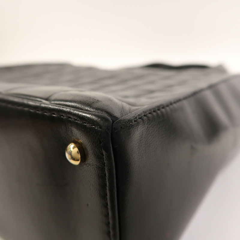 CHANEL 牛皮皮革Vintage Shoulder Bag金扣肩背袋-10