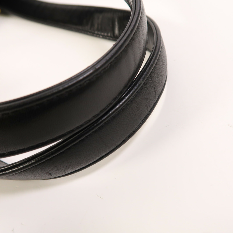 CHANEL 牛皮皮革Vintage Shoulder Bag金扣肩背袋-12