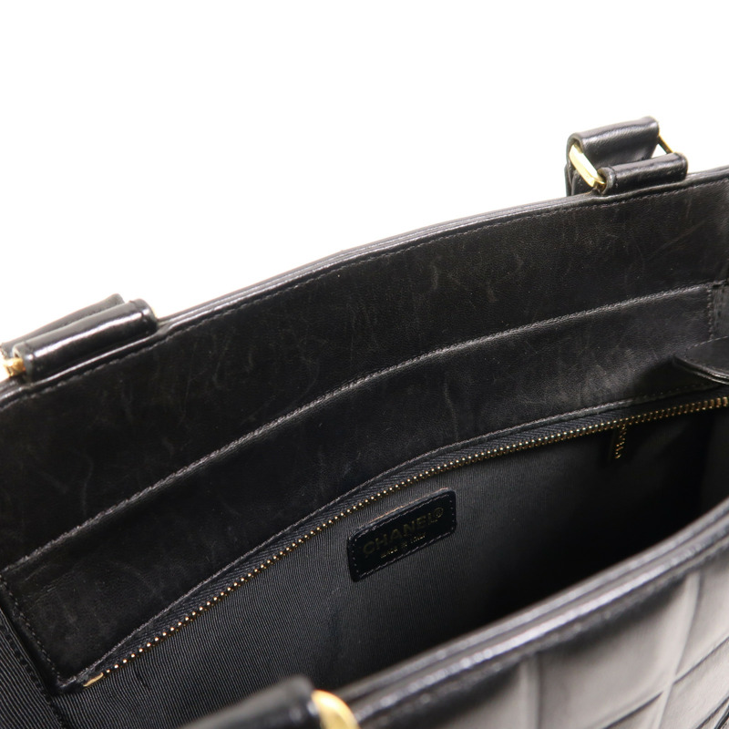 CHANEL 牛皮皮革Vintage Shoulder Bag金扣肩背袋-13