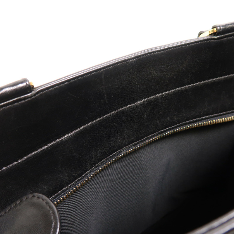 CHANEL 牛皮皮革Vintage Shoulder Bag金扣肩背袋-14