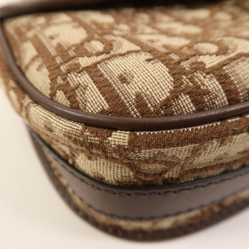 Dior 帆布Bobby金扣肩背袋-11