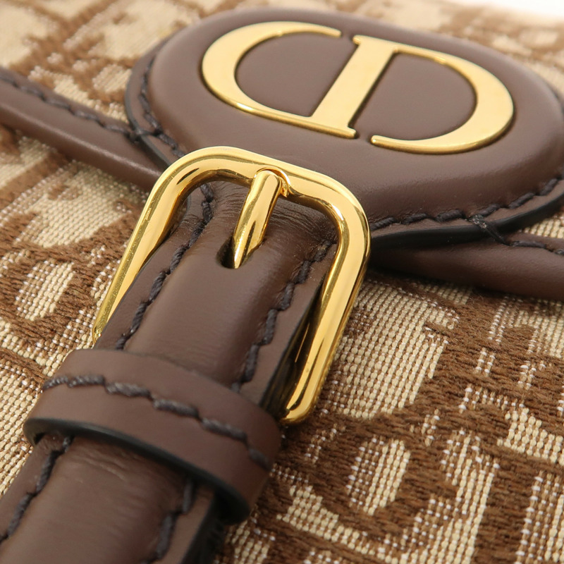 Dior 帆布Bobby金扣肩背袋-16