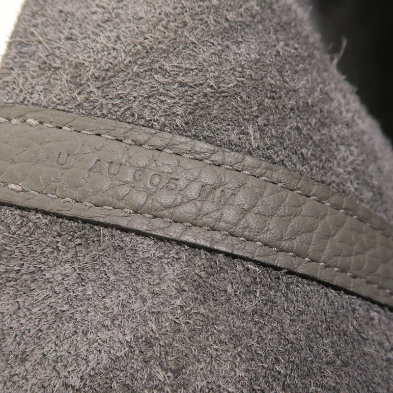 HERMES Clemence皮革Picotin MM金扣手挽袋Etain-6