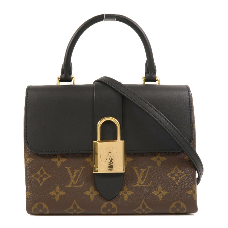 LOUIS VUITTON Monogram Locky BB金扣手挽肩背兩用袋-0