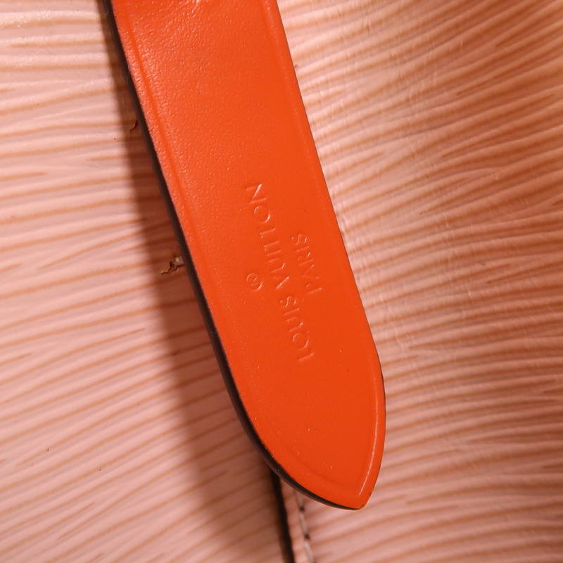 LOUIS VUITTON Epi Neo Noe MM銀扣手挽肩背兩用袋Rose Ballerine-5