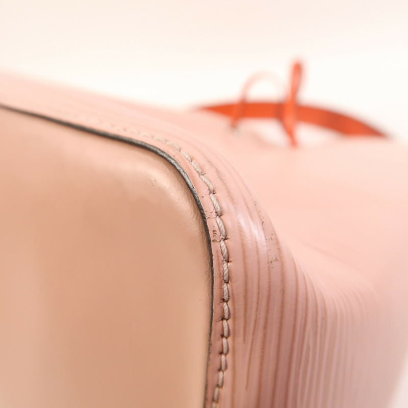 LOUIS VUITTON Epi Neo Noe MM銀扣手挽肩背兩用袋Rose Ballerine-8