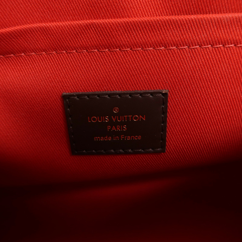 LOUIS VUITTON Damier Croisette金扣手挽肩背兩用袋-5