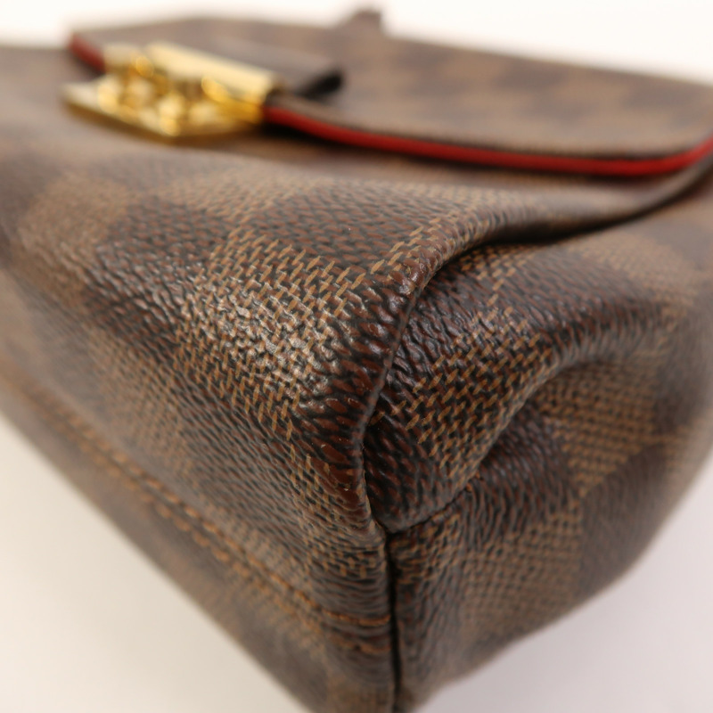 LOUIS VUITTON Damier Croisette金扣手挽肩背兩用袋-9