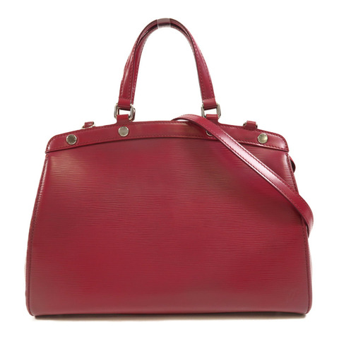 LOUIS VUITTON Epi Brea MM銀扣手挽肩背兩用袋