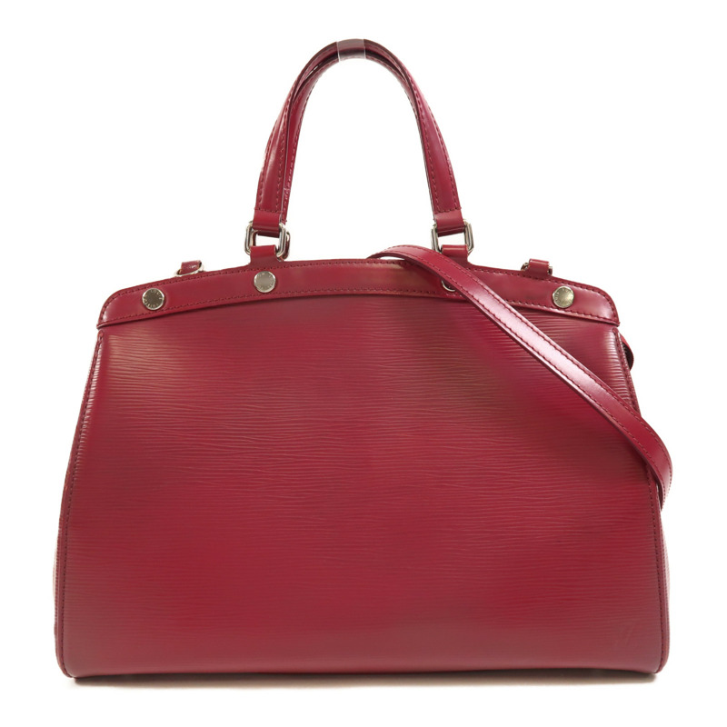 LOUIS VUITTON Epi Brea MM銀扣手挽肩背兩用袋-0