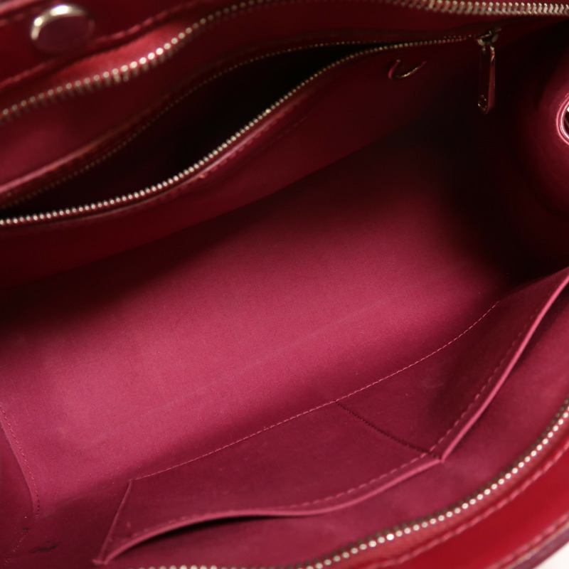 LOUIS VUITTON Epi Brea MM銀扣手挽肩背兩用袋-4