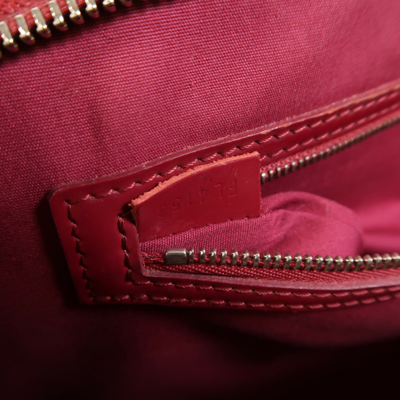 LOUIS VUITTON Epi Brea MM銀扣手挽肩背兩用袋-6