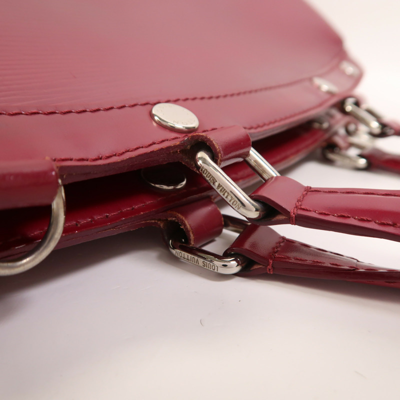 LOUIS VUITTON Epi Brea MM銀扣手挽肩背兩用袋-13