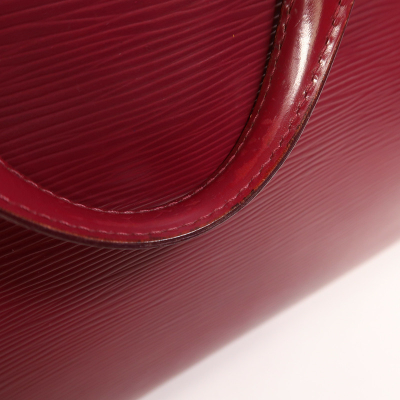 LOUIS VUITTON Epi Brea MM銀扣手挽肩背兩用袋-21