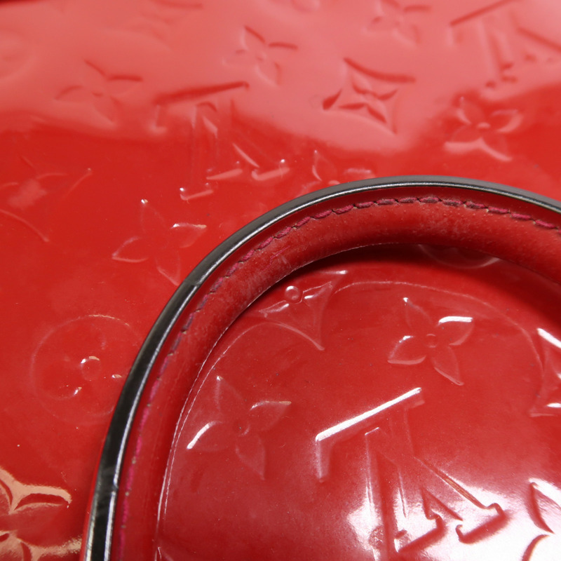 LOUIS VUITTON Monogram Vernis Alma PM金扣手挽袋-18