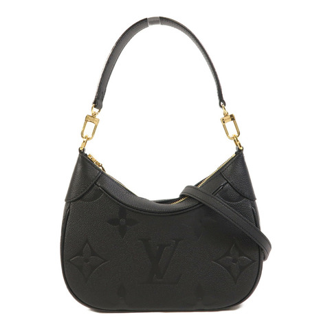 LOUIS VUITTON Monogram Empreinte Bagatelle金扣手挽肩背兩用袋