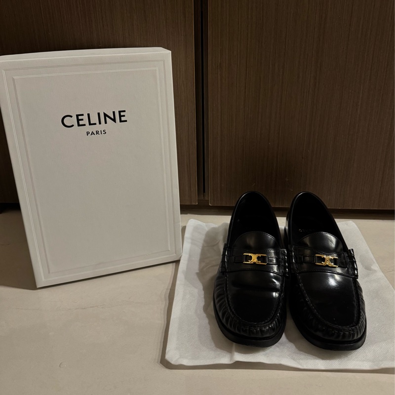 Celine 黑色樂福鞋-0