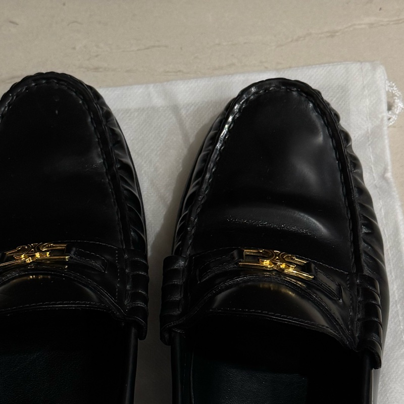 Celine 黑色樂福鞋-11