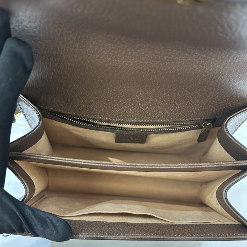 Gucci烏木色Ophidia Top Handle手提包-7