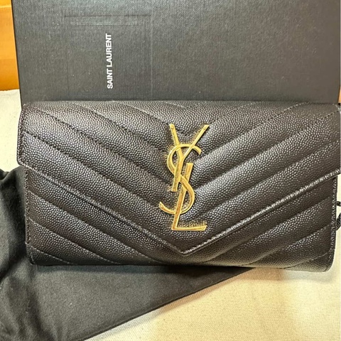 Ysl 魚子醬 長夾/皮夾