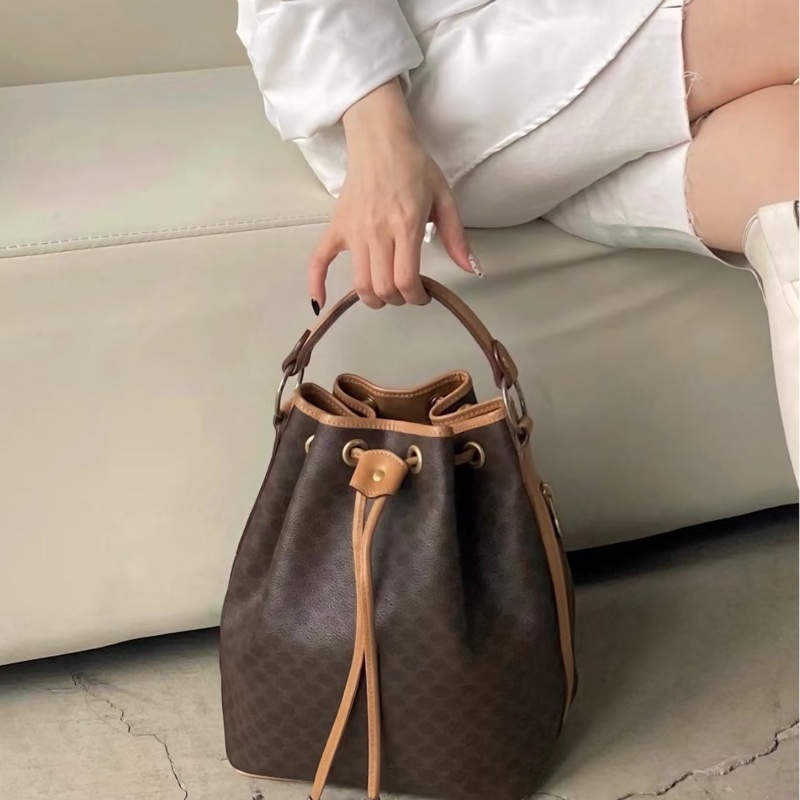 Celine 凱旋門水桶斜挎包-0