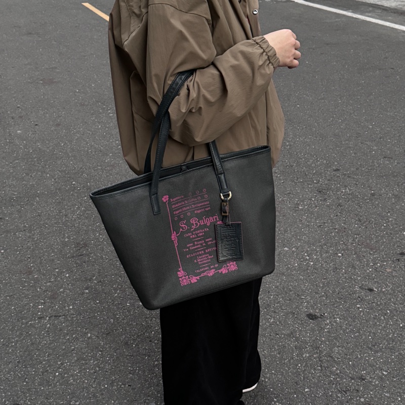 【極稀有美包🎁】 BVLGARI 寶格麗 貴婦包 托特包 絕版稀有品-2