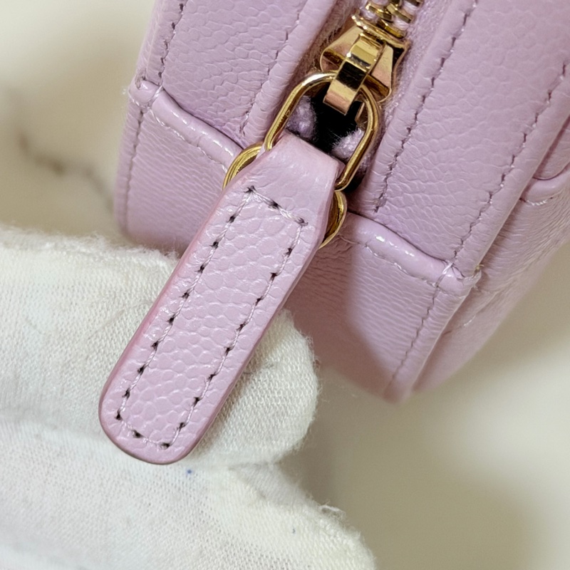 CHANEL 24p相機包 荔枝皮絕美紫色💜 稀有 全新品-17