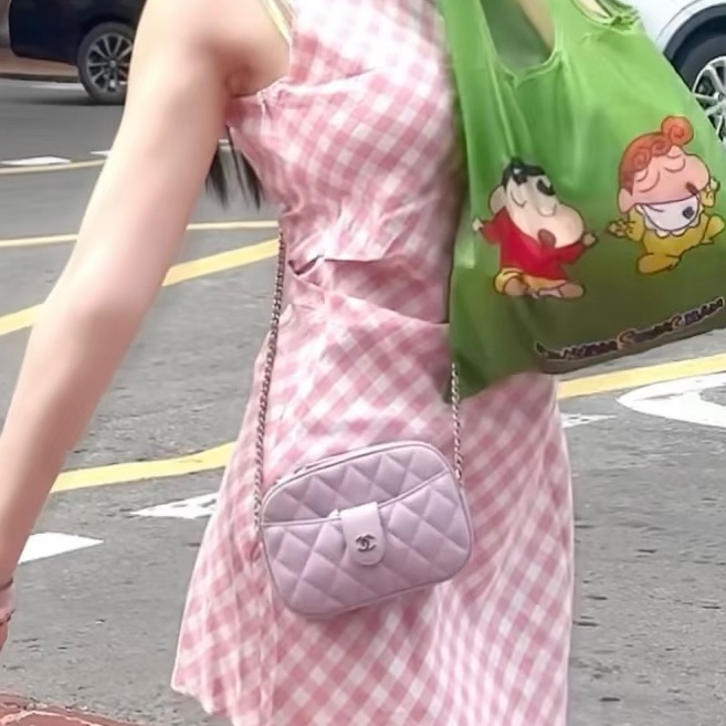 CHANEL 24p相機包 荔枝皮絕美紫色💜 稀有 全新品-25