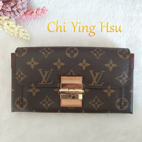 LV M60362 ELYSEE 經典花紋復古精緻S鎖扣長夾~ 二手