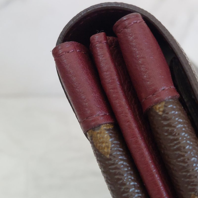 LV M60362 ELYSEE 經典花紋復古精緻S鎖扣長夾~ 二手-30