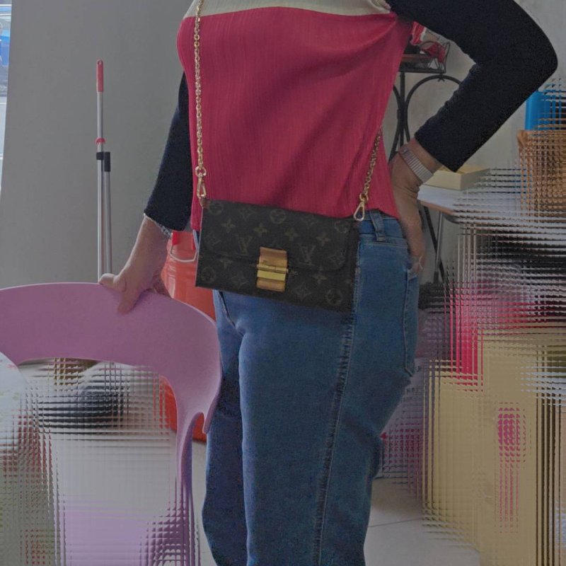 LV M60362 ELYSEE 經典花紋復古精緻S鎖扣長夾~ 二手-25