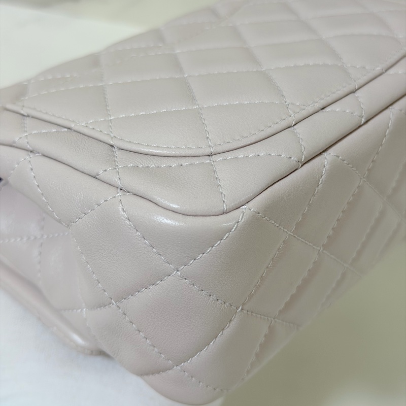 CHANEL 香芋紫 金球方胖子 晶片款99新閑置品-15