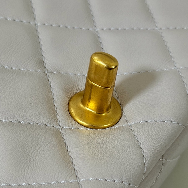 CHANEL 香芋紫 金球方胖子 晶片款99新閑置品-21